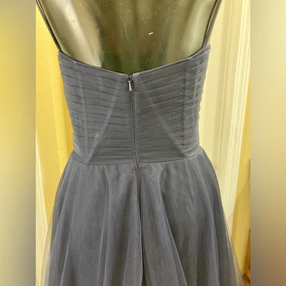 La Femme - 29076 V-Neck Semi-Sheer Bodice Junior Prom Gown SIZE 6 NWT